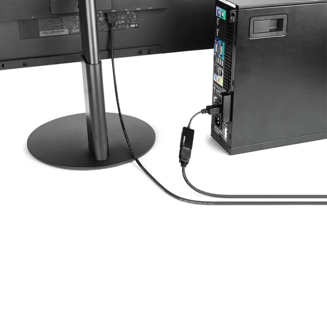 Startech DisplayPort naar HDMI Adapter DP2HD4K60S - Zwart