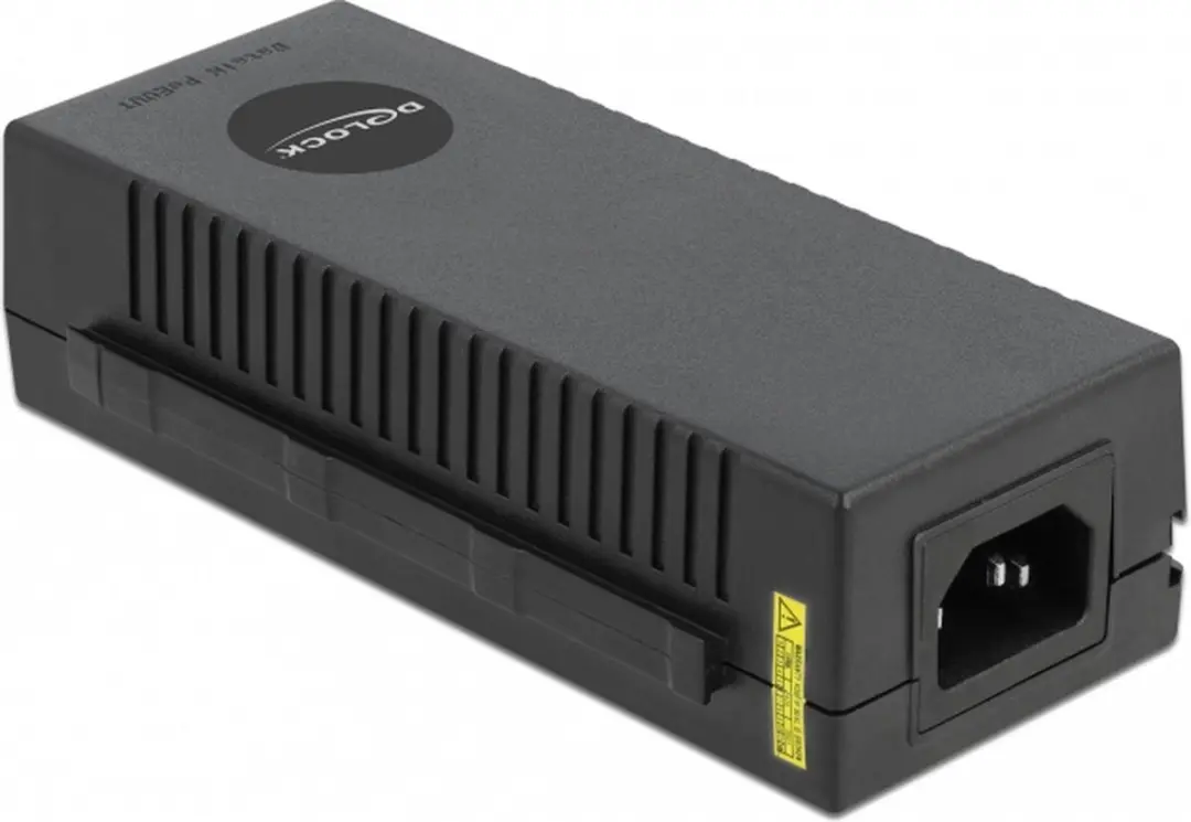Delock 87766 10G PoE+ Injector 802.3at - 30W - Zwart