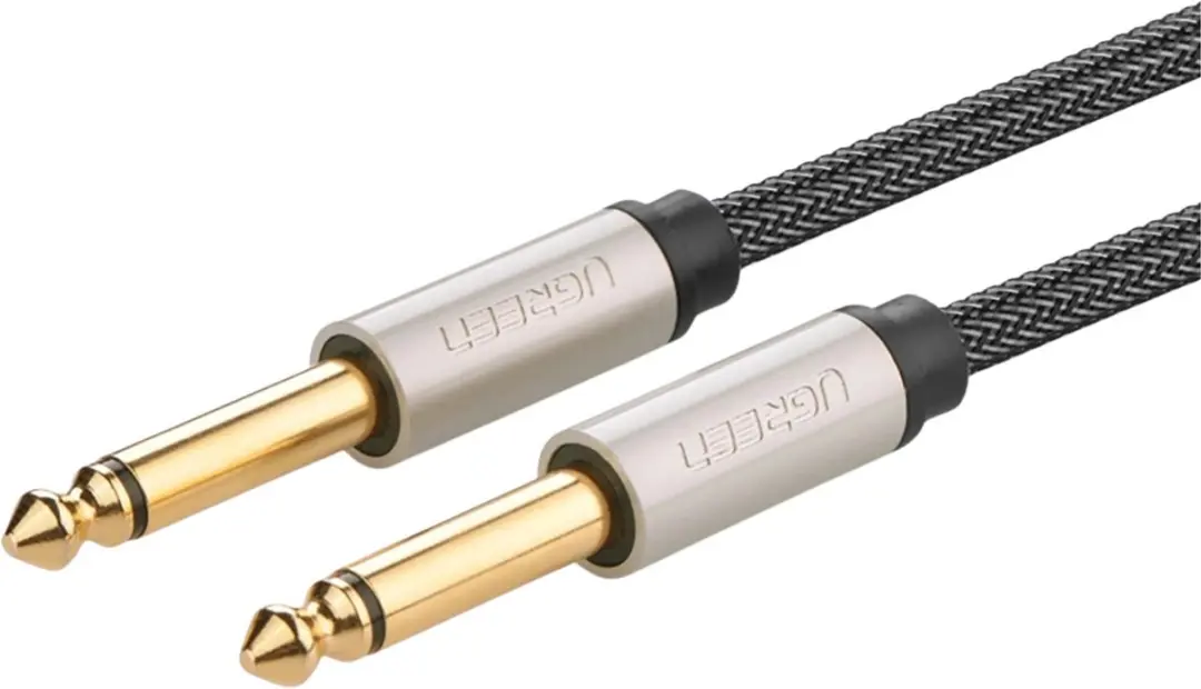 UGREEN 6.5mm Jack naar Jack Audiokabel - Grijs