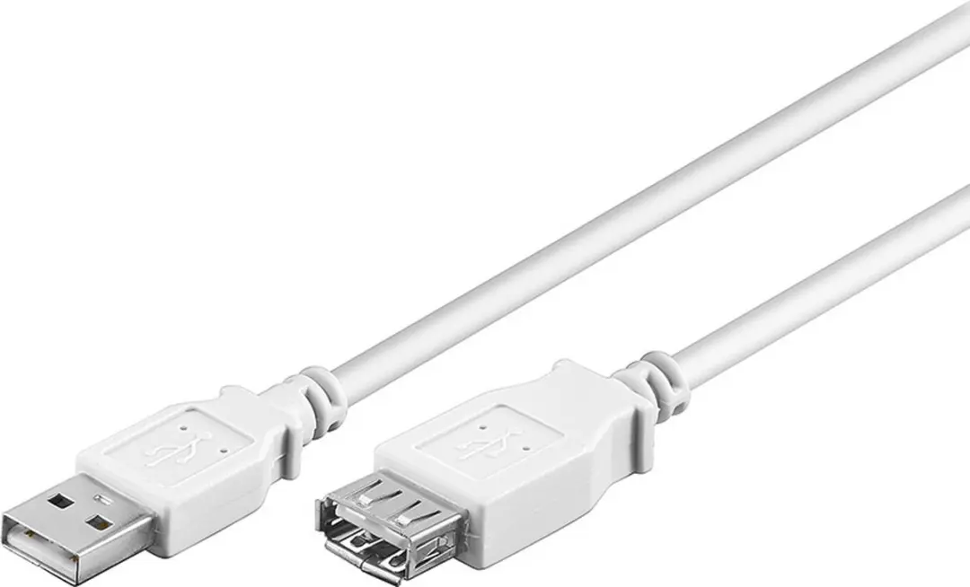 Goobay USB2.0 Verlengkabel A-A Wit - 0,30m - 10 Stuks