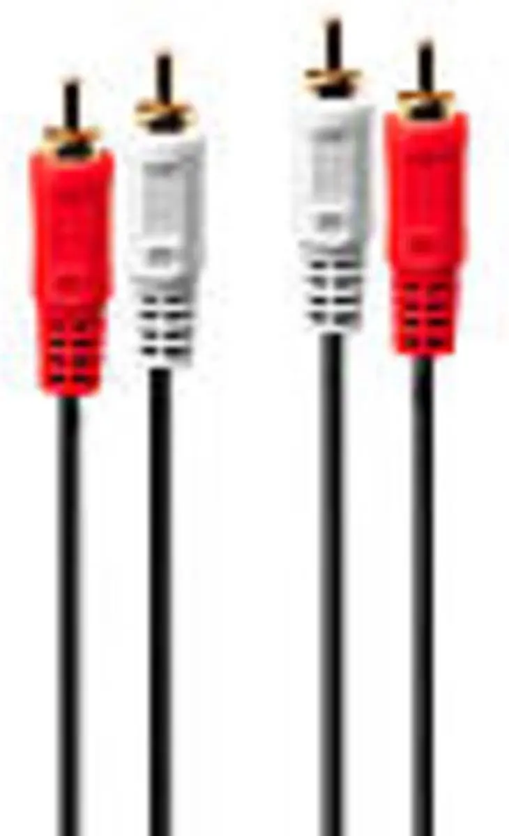 Lindy 35666 Cinch Audio Kabel 20m - Zwart