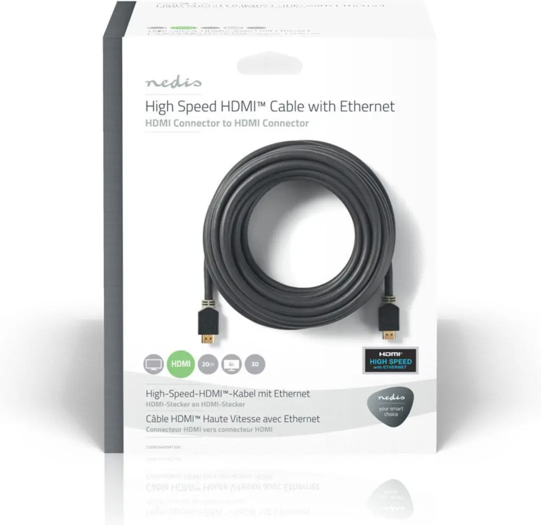 Nedis HDMI-Kabel CVBW34000AT200 4K 20m - Antraciet