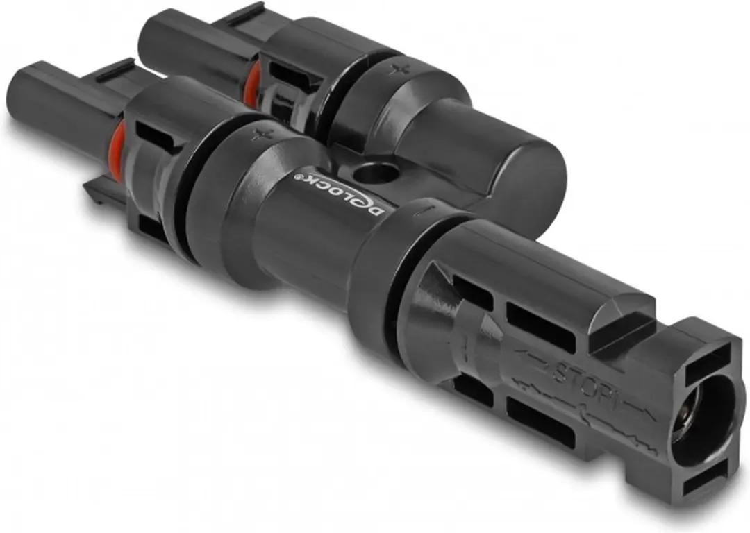 Delock DL4 Solar Connectors 1xM - 2xV - Zwart