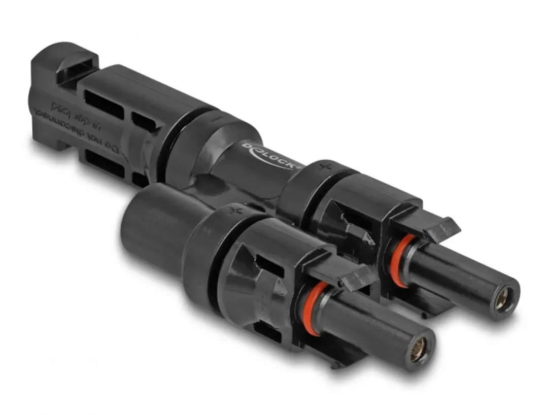 Delock DL4 Solar Connectors 1xM - 2xV - Zwart