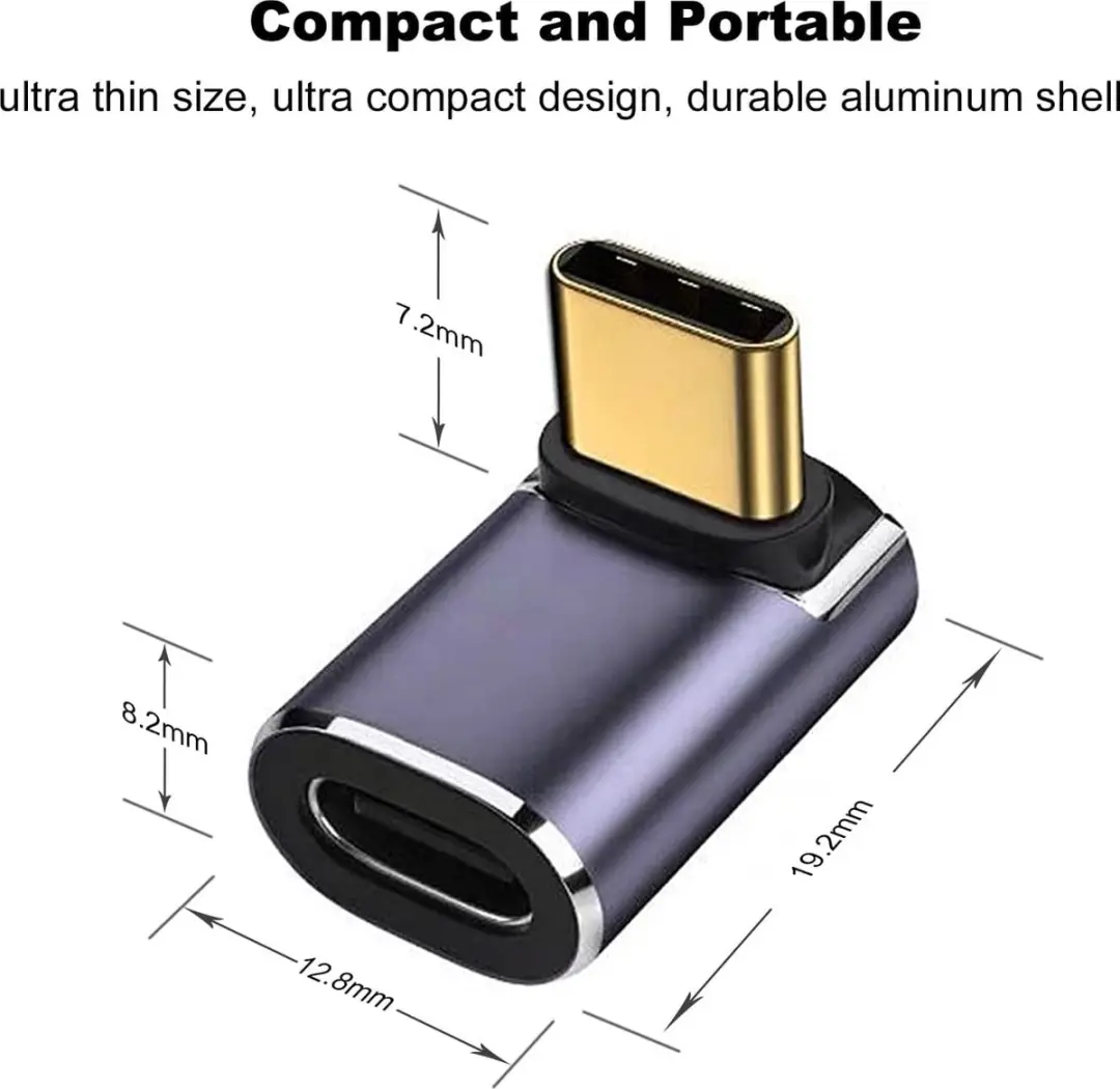 NÖRDIC USB4-303 USB-C Adapter - 8K60Hz 40Gb/s PD 100W - Paars