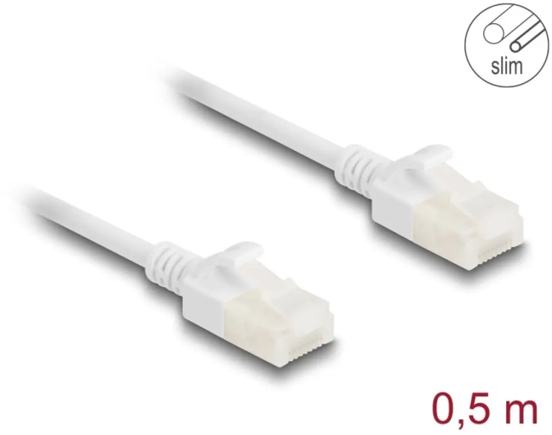 Delock RJ45 Cat.6A Kabel 0,5m