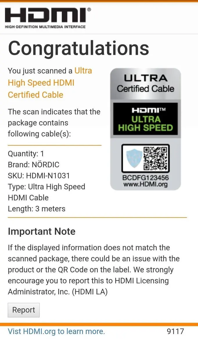 NÖRDIC HDMI-N1031 HDMI 2.1 Kabel 8K60Hz 3m - Zwart