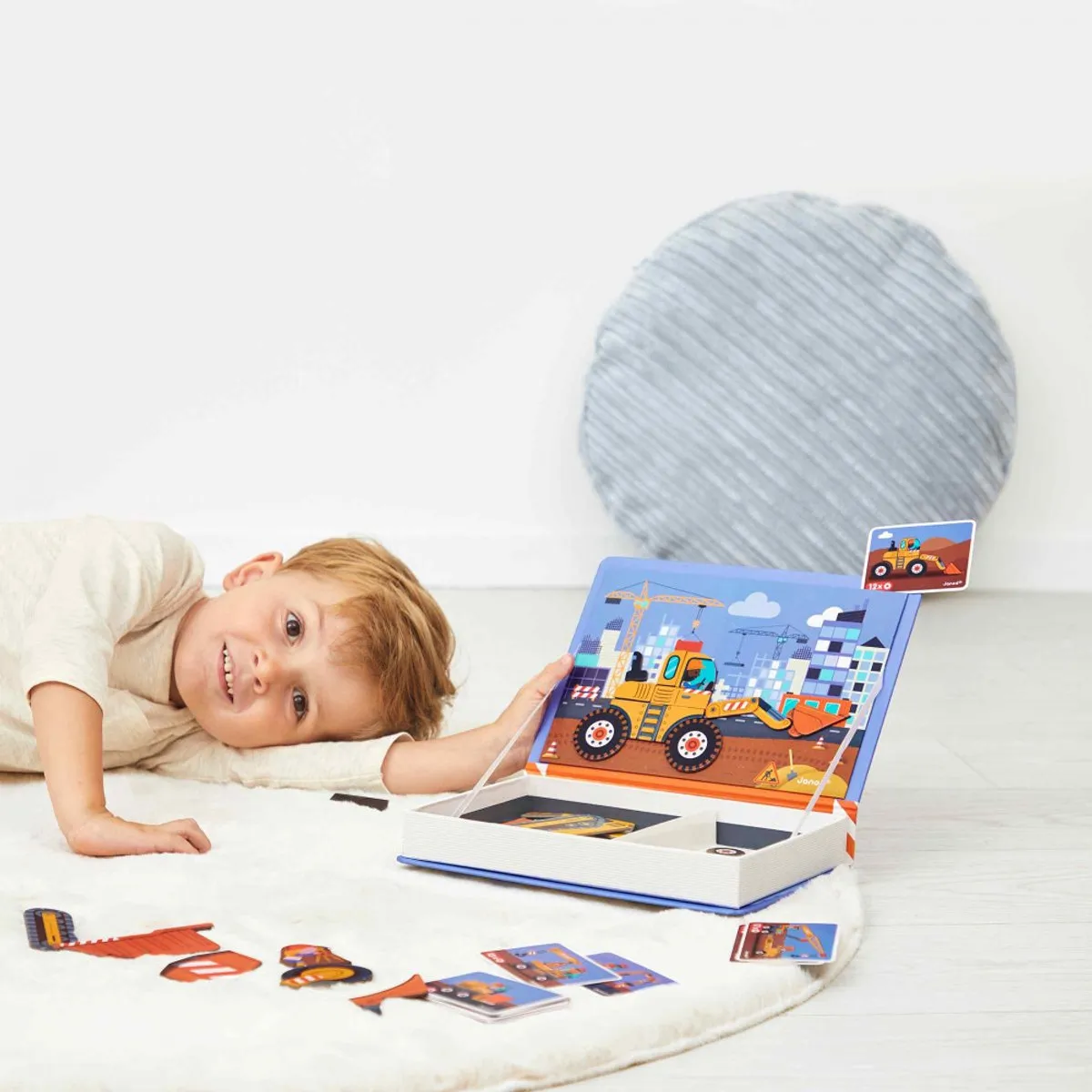 Janod Magnetibook Constructie 11.2526 - 50 Magneten & 18 Kaarten
