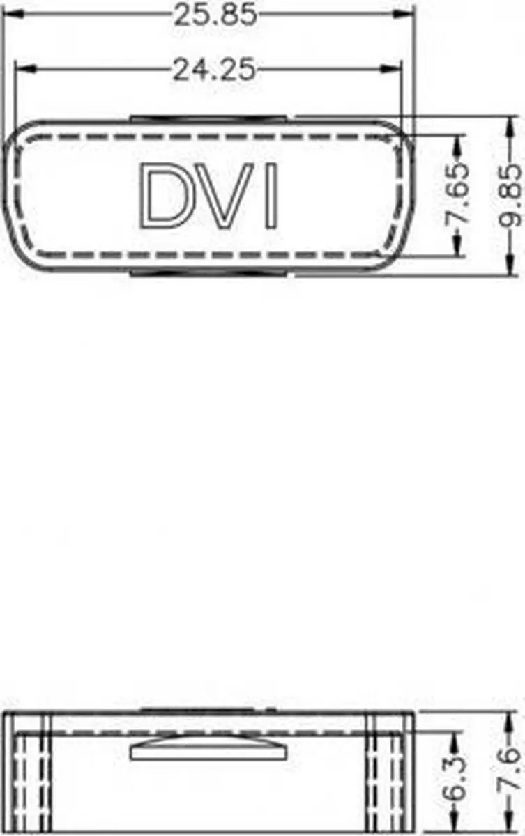 Delock DVI Poortbeschermer - Transparant - 10 Stuks