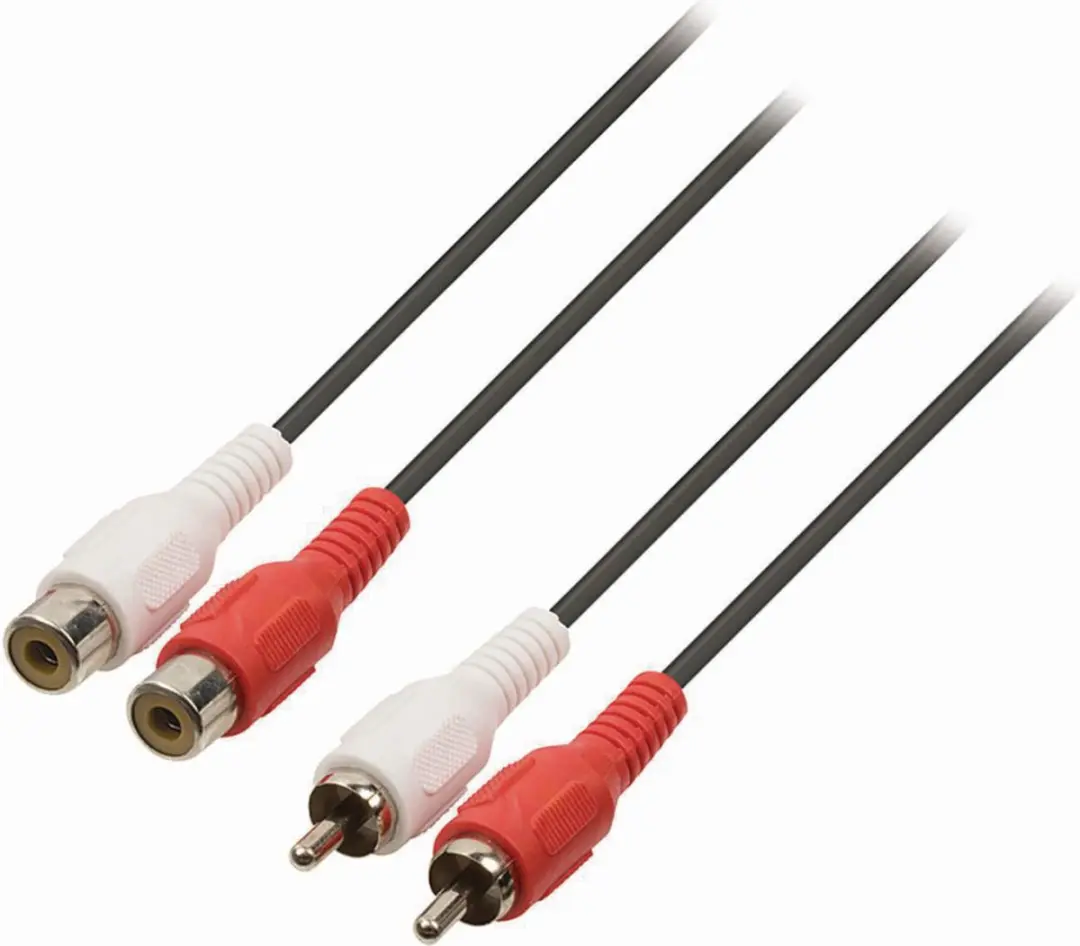 Nedis Stereo-Audiokabel RCA 5m - Zwart