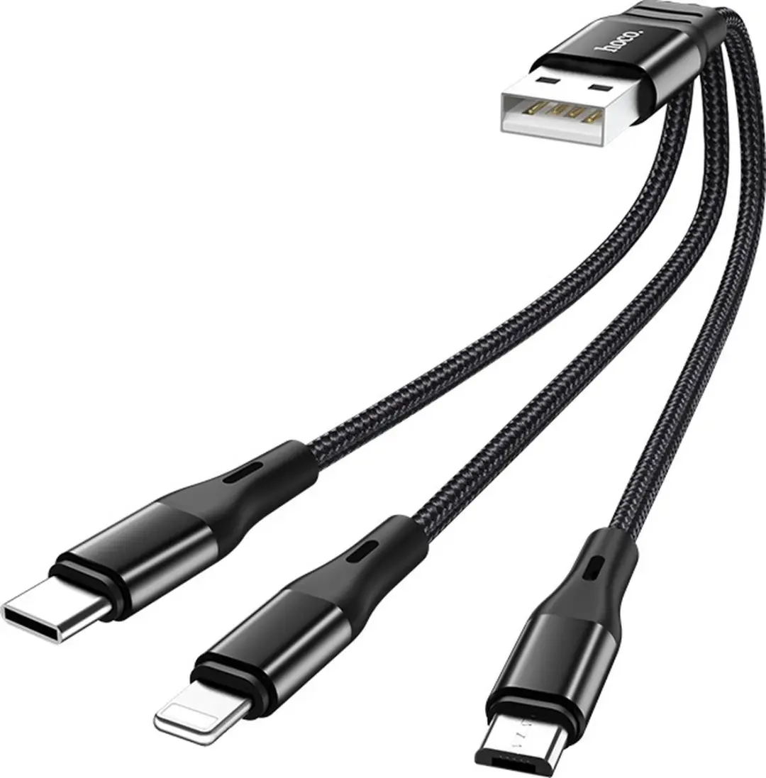 Hoco X47 3-in-1 Opladerkabel