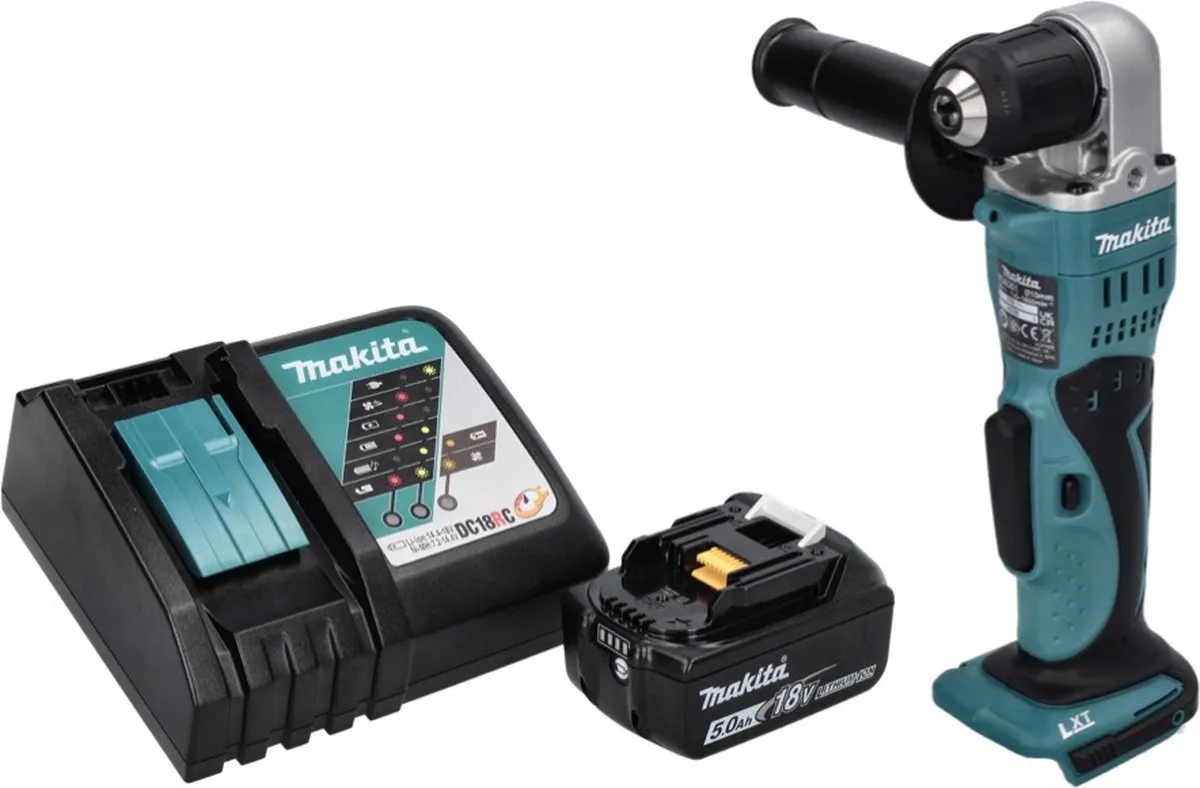 Makita DDA 351 RT1 Haakse Boormachine 18V - 1x 5,0Ah Accu - afbeelding 4 van 5
