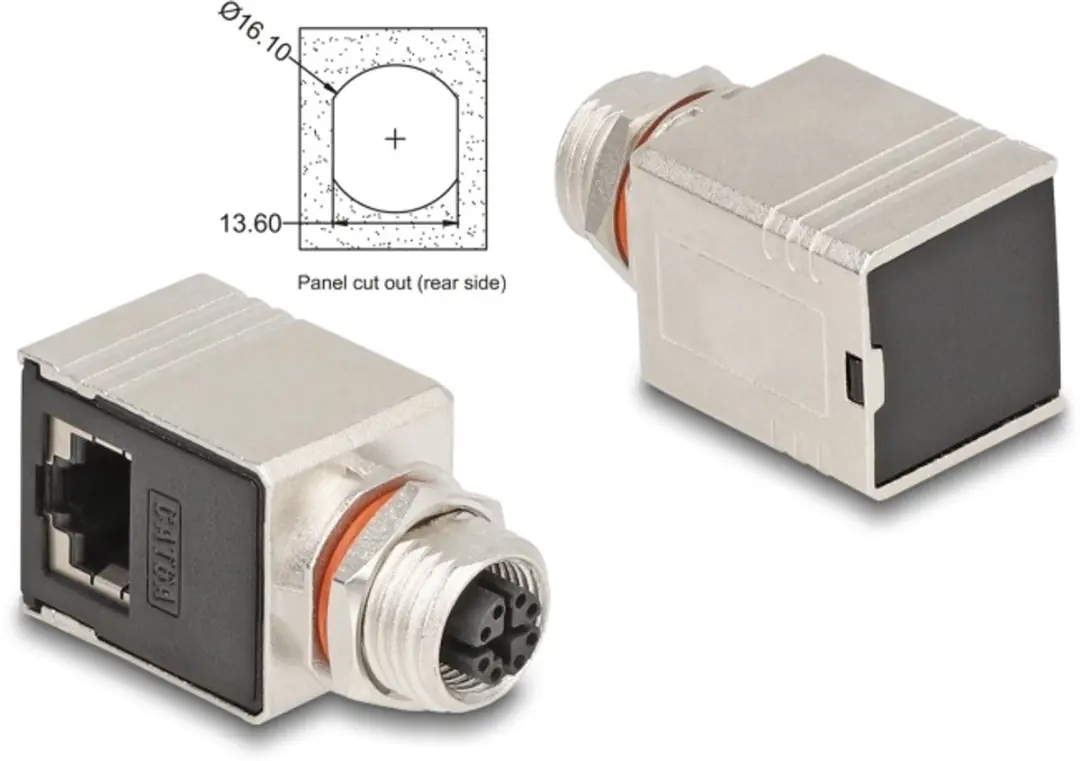 Delock M12 X-coded Adapter 60088