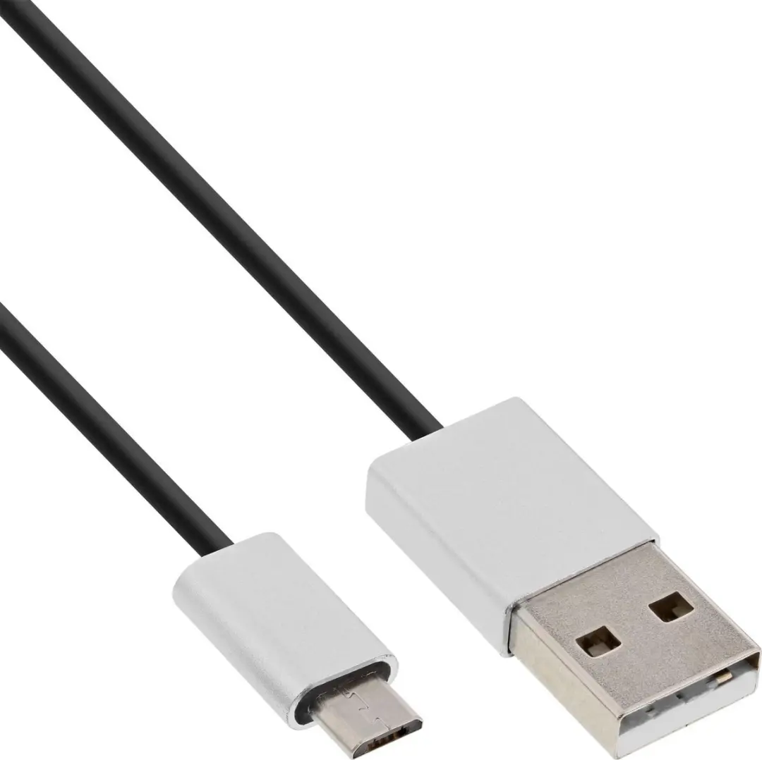 InLine USB Micro B naar USB-A Kabel 2A