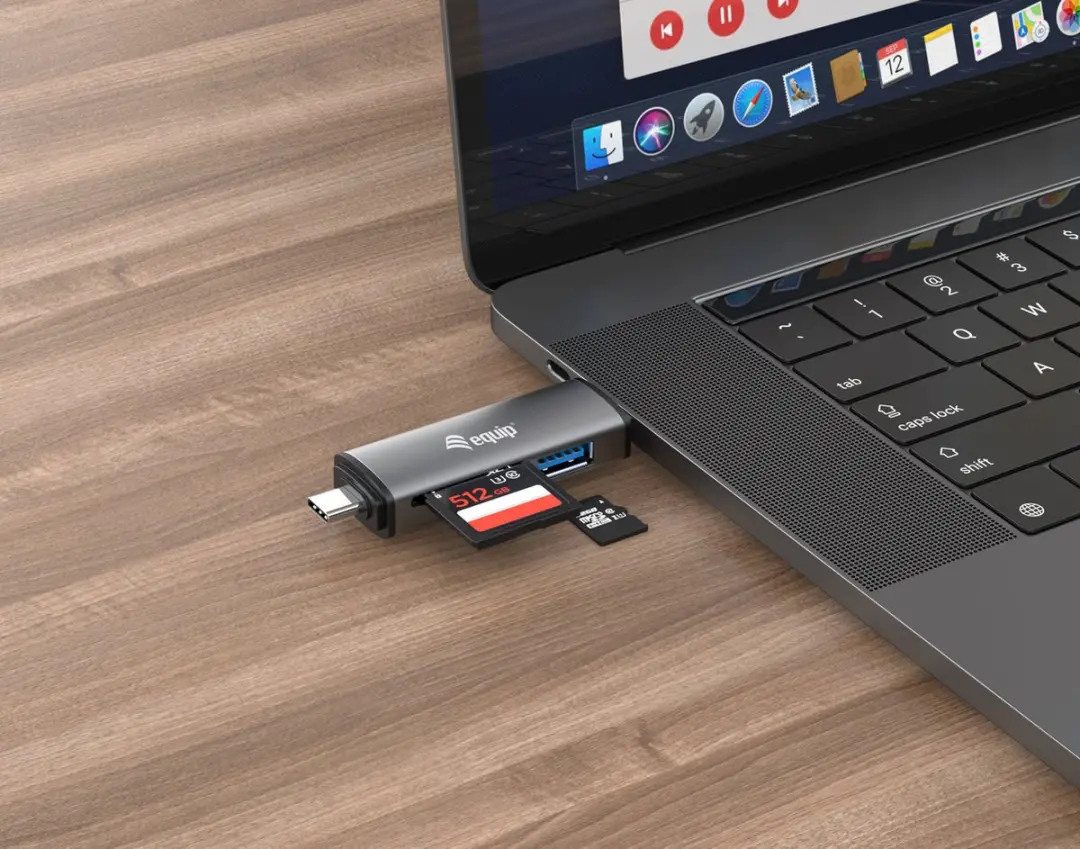 Card Reader Equip 245460 Black Grey