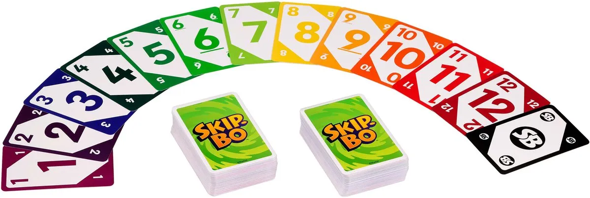 Mattel Games Skip-Bo Kaartspel - 2-6 Spelers