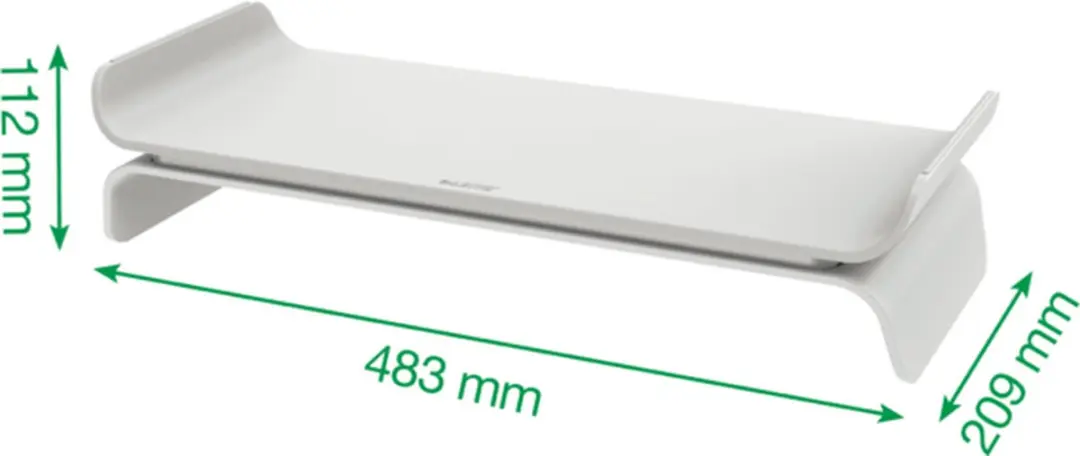 Leitz Ergo Monitorstandaard 65040085 - Lichtgrijs - afbeelding 6 van 6