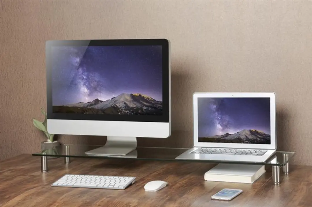 Glazen monitorstandaard, groot