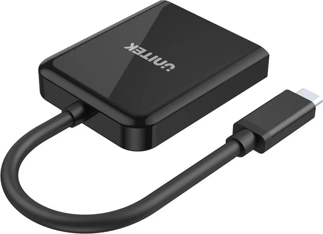 UNITEK V1408A USB Grafische Adapter - Zwart