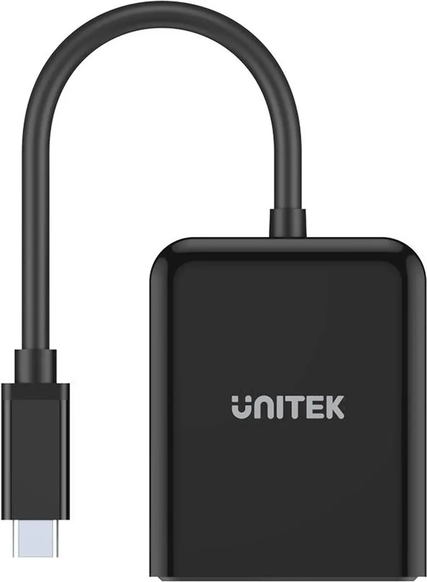 UNITEK V1408A USB Grafische Adapter - Zwart