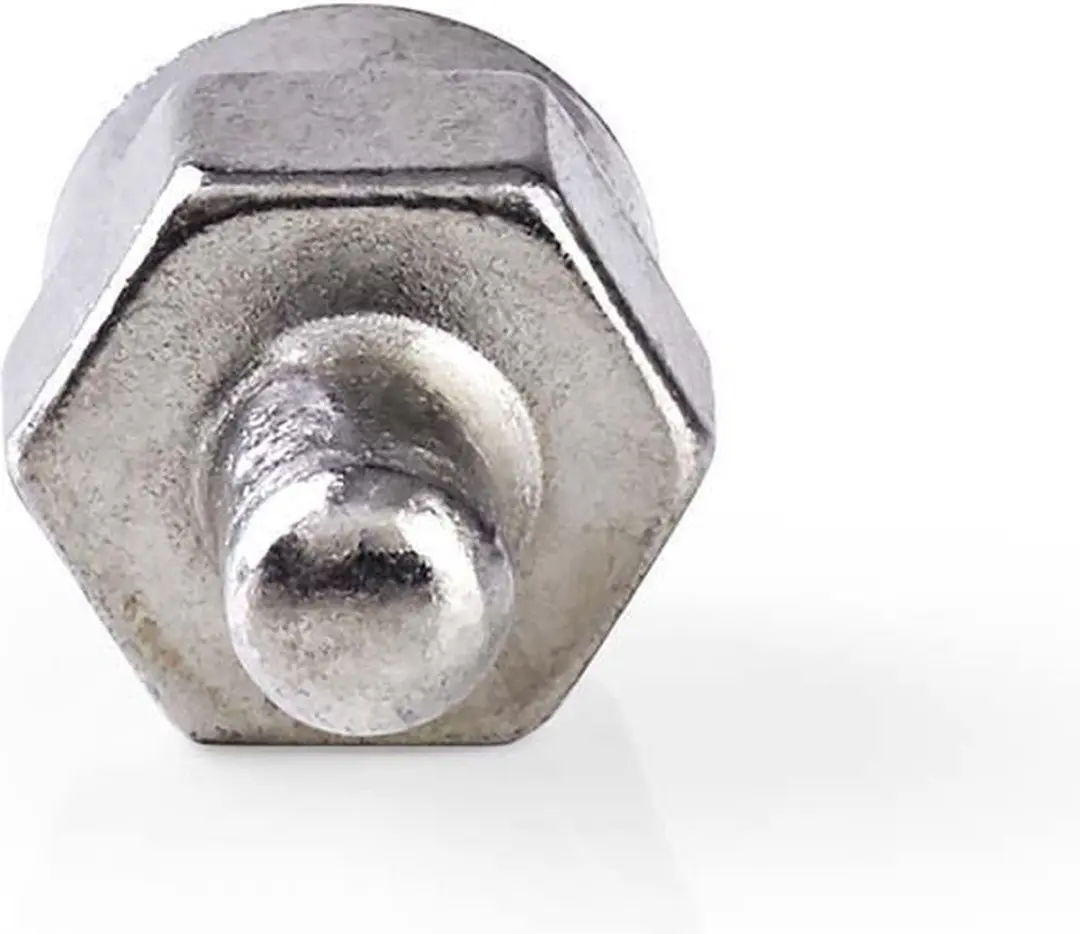 Nedis F-Connector Terminator Male Vernikkeld 75 Ohm - 25 Stuks