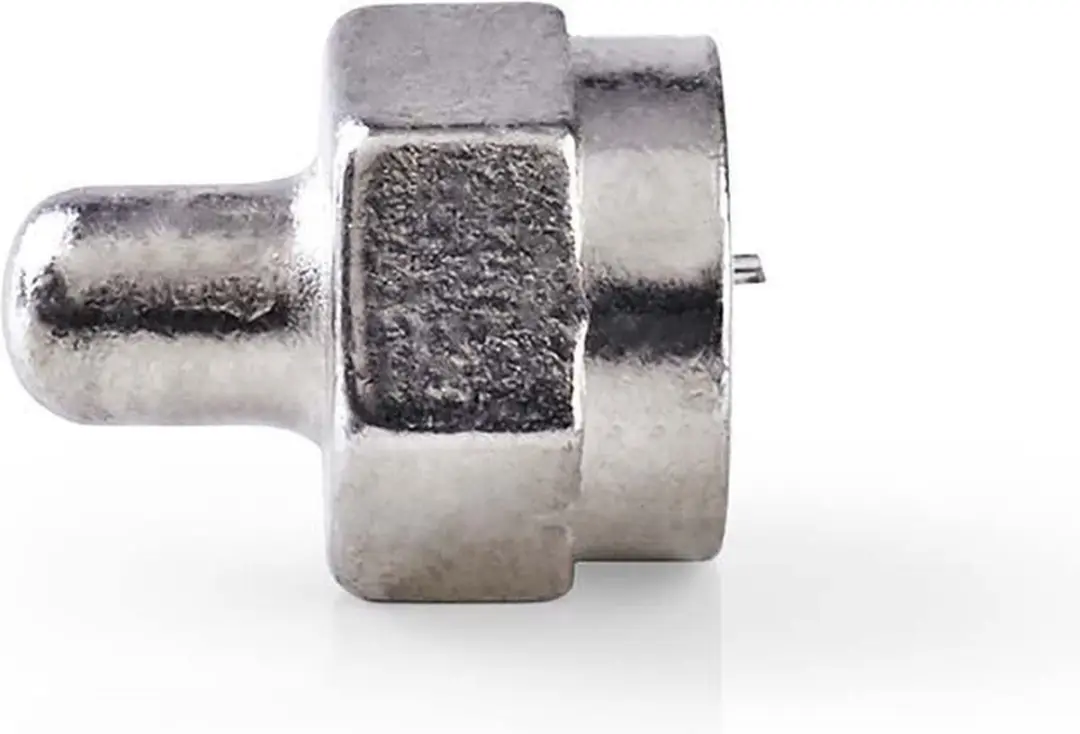 Nedis F-Connector Terminator Male Vernikkeld 75 Ohm