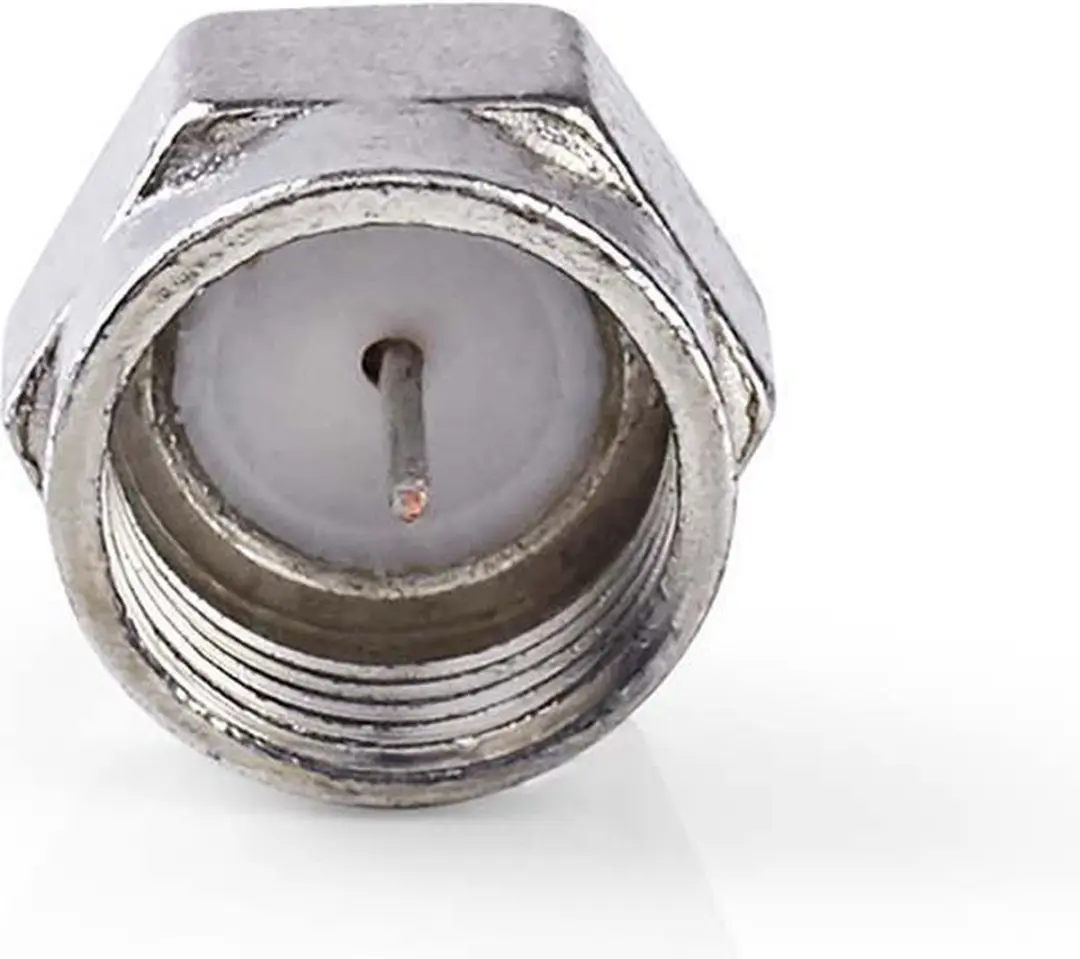 Nedis F-Connector Terminator Male Vernikkeld 75 Ohm - 25 Stuks