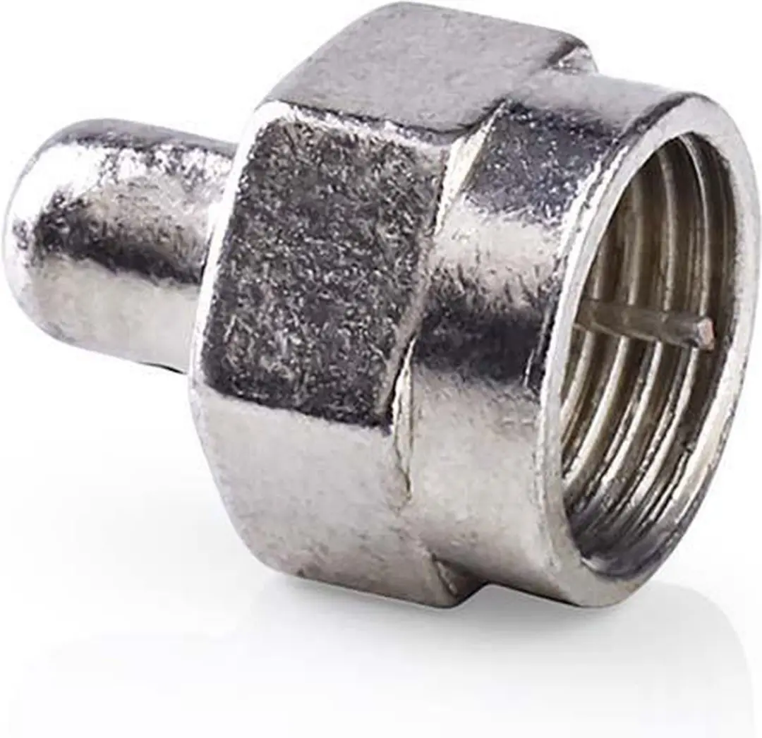 Nedis F-Connector Terminator Male Vernikkeld 75 Ohm - 25 Stuks - afbeelding 6 van 6