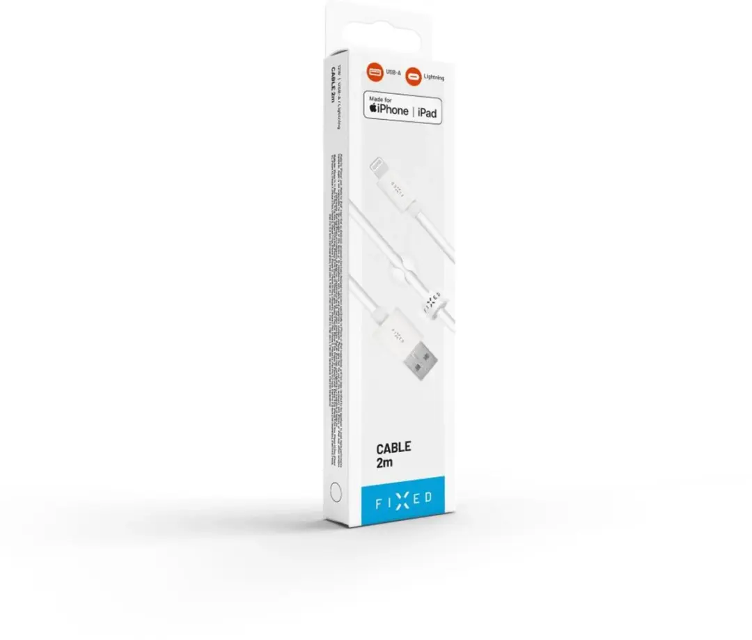 Fixed USB/Lightning 2m - Wit - afbeelding 2 van 3
