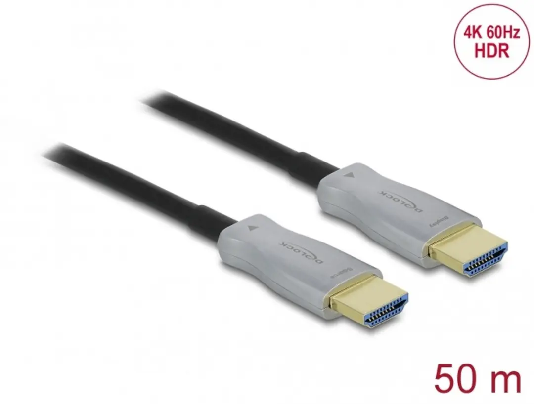 Delock HDMI Active Optical Kabel 4K 60Hz 50m