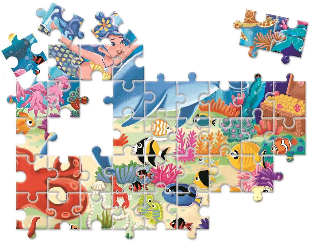 Clementoni Kinderpuzzel 30 Stuks Onderwater Avontuur - Multicolor