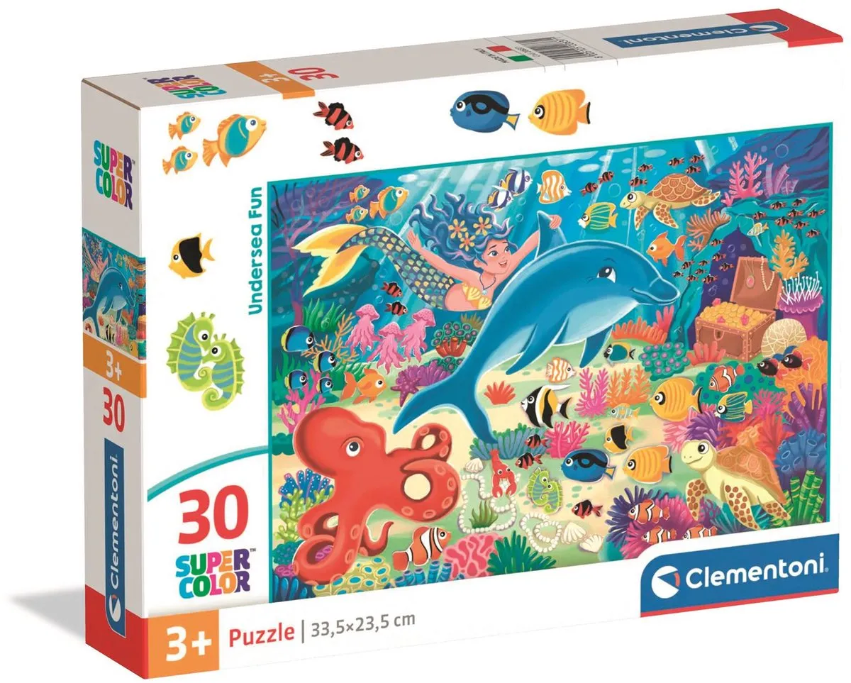 Clementoni Kinderpuzzel 30 Stuks Onderwater Avontuur