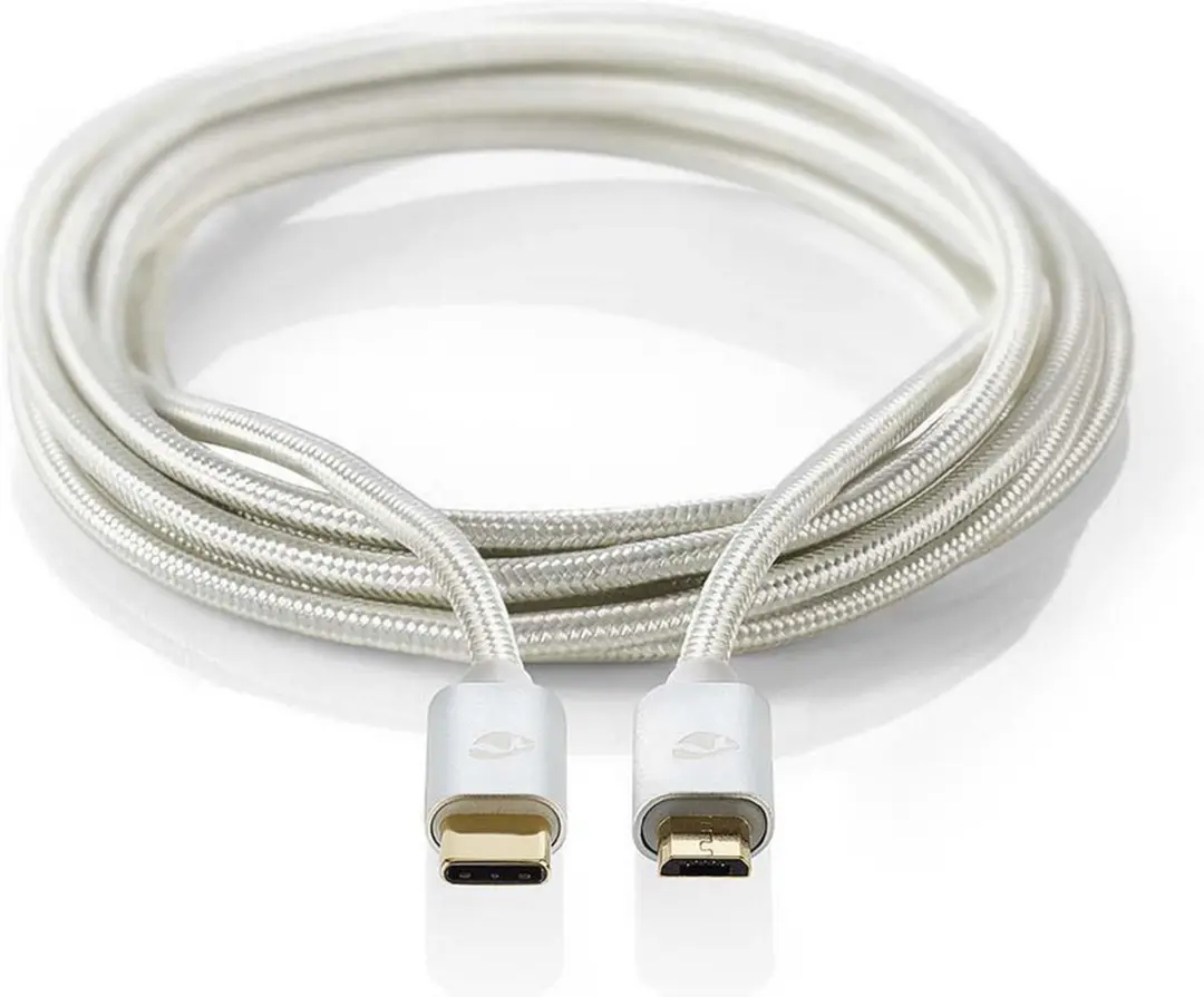 Nedis USB-C naar Micro-USB Kabel 2m