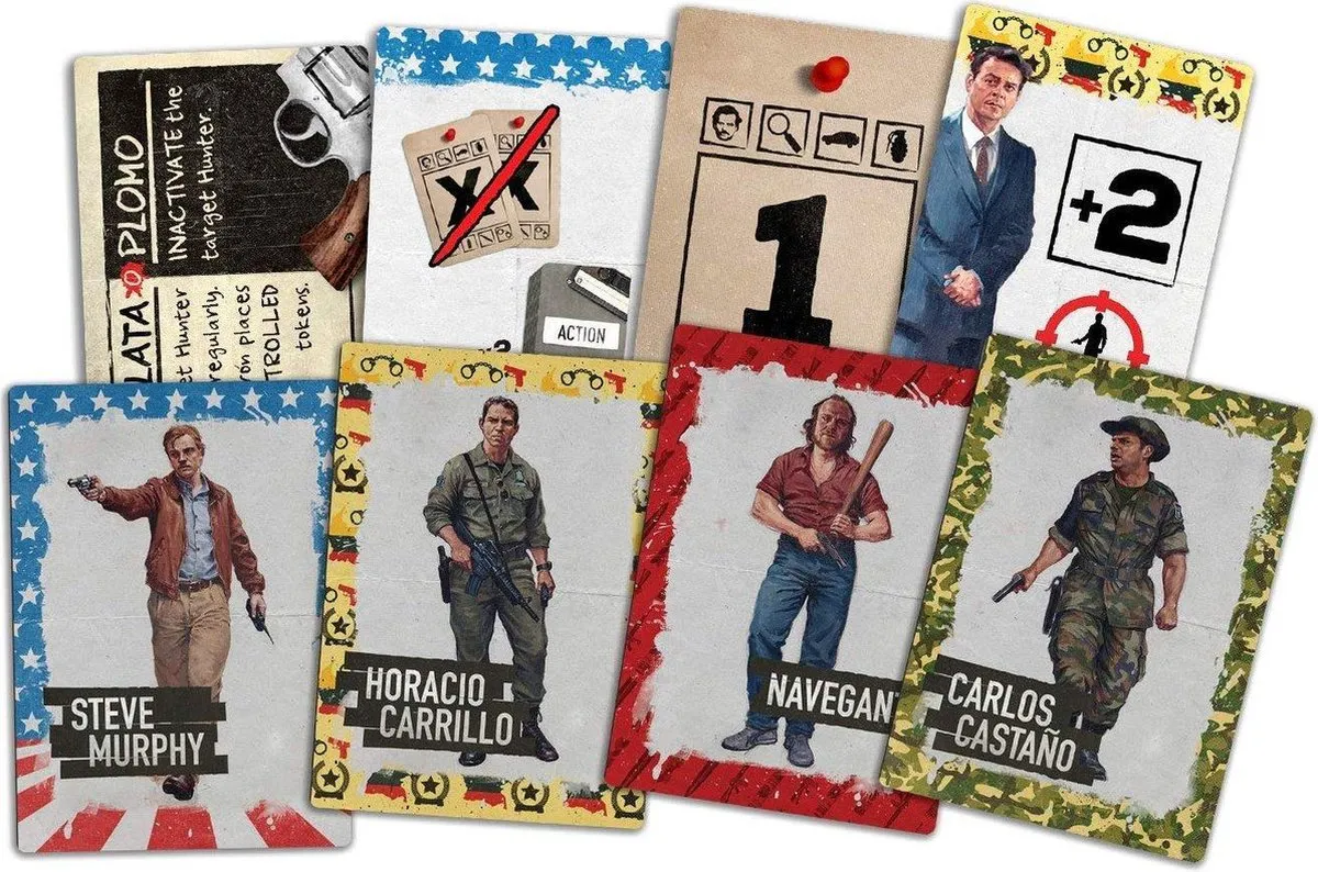Asmodee Narcos Bordspel - 19 Miniaturen - 2-5 Spelers