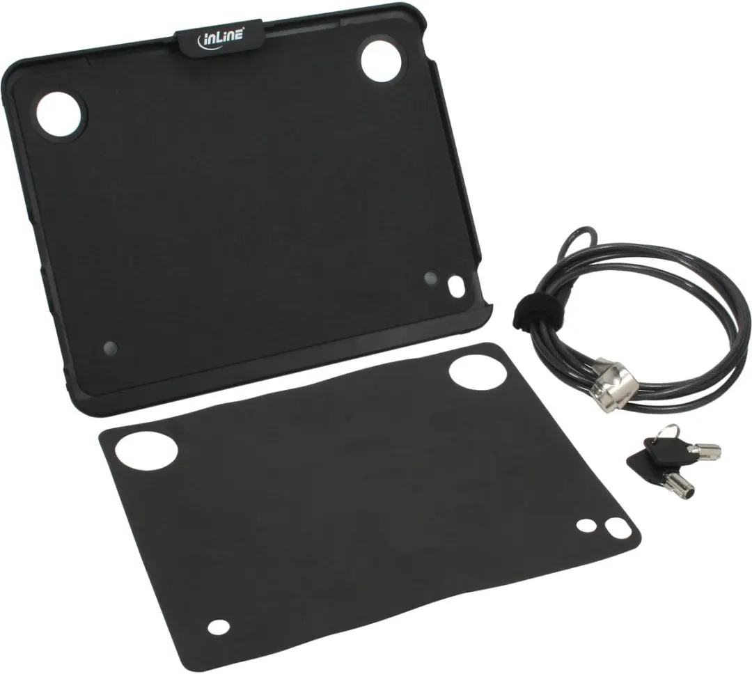 InLine iPad Veiligheidshoes met slot en sleutel - Zwart