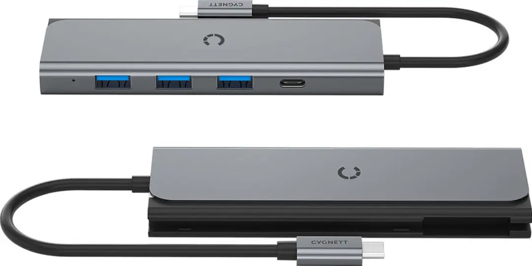 Cygnett CY3318HUBC3 USB-C/HDMI/USB-A/SD-adapter - 15cm - Grijs - afbeelding 6 van 6