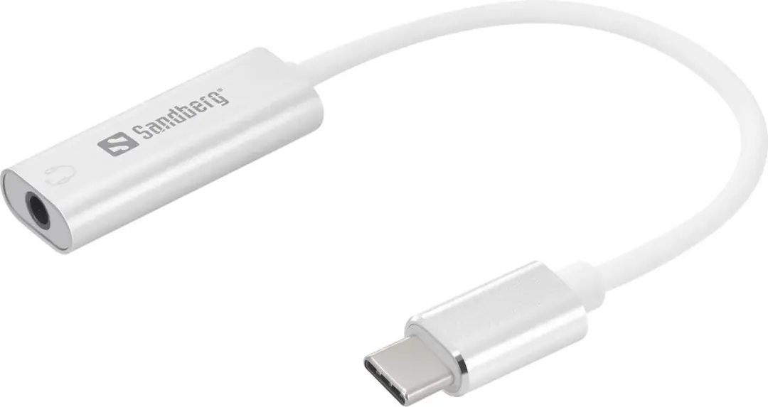 Sandberg 136-27 USB-C Naar Audio Adapter - Grijs