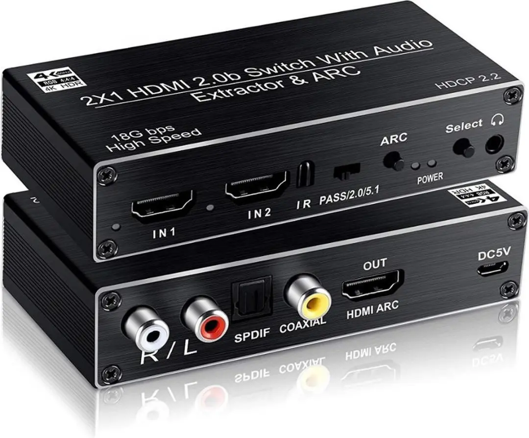 NÖRDIC SGM-157 HDMI Switch 2 naar 1