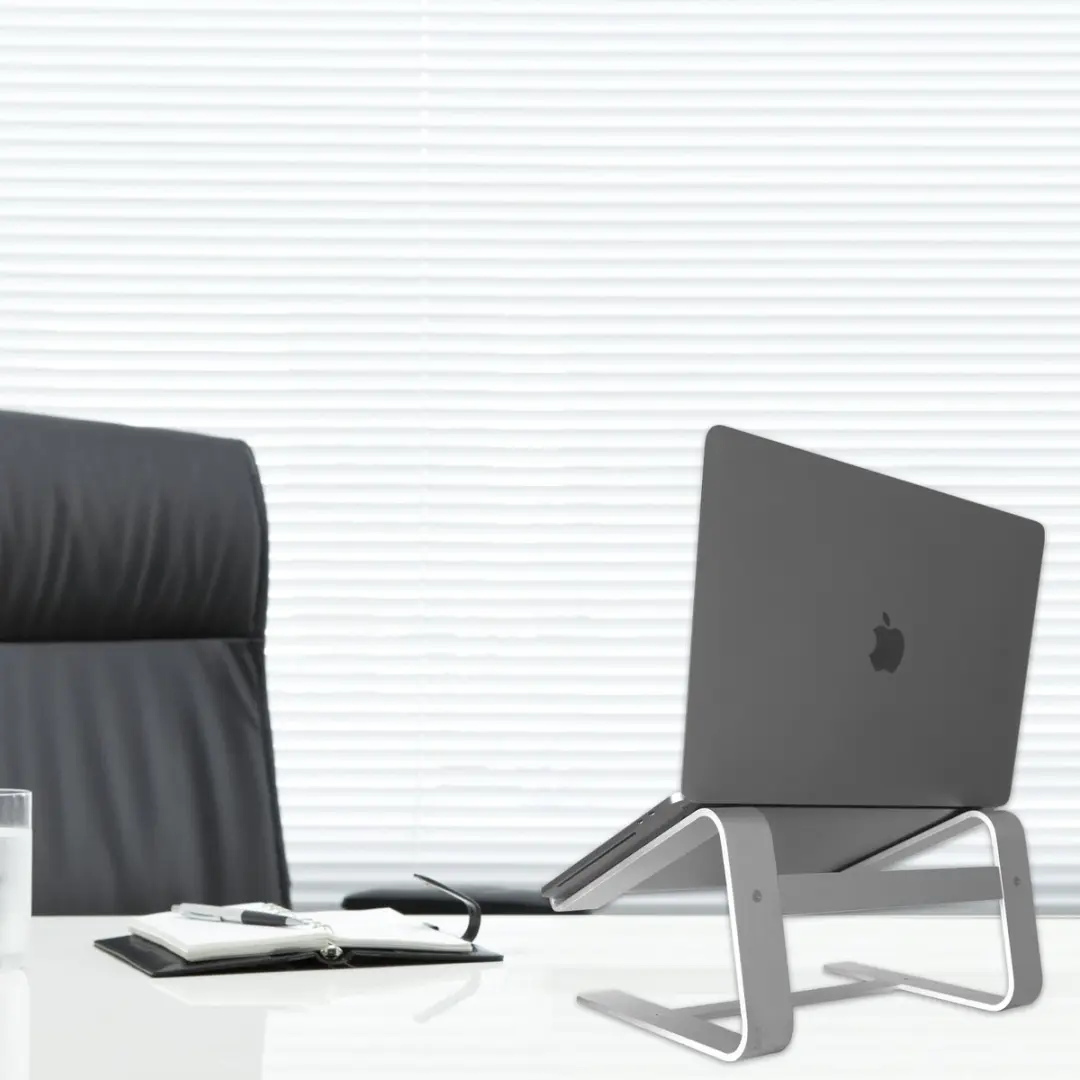 Macally ASTAND Aluminium Laptopstandaard - 10-17" - Zilver - afbeelding 6 van 6