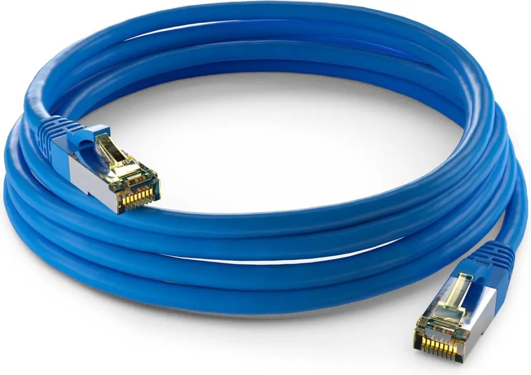Goobay CAT 6A S/FTP Netwerkkabel Blauw
