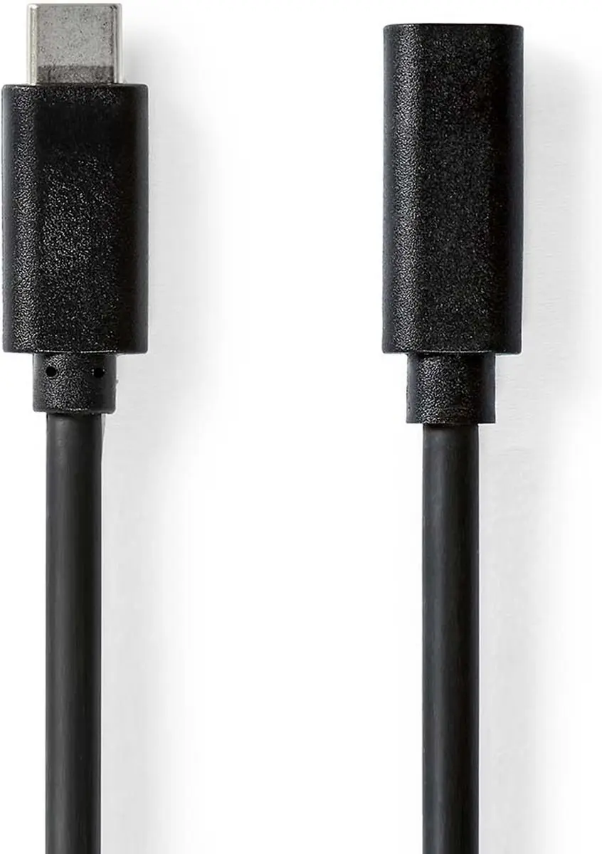 Nedis USB-C Kabel CCGL64010BK10 - 60W 4K@60Hz 1m - Zwart