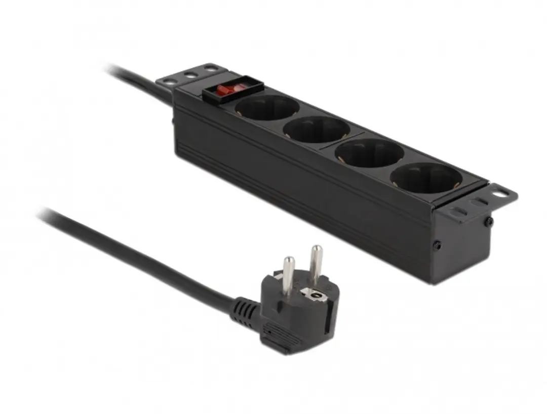 Delock 10" Power Socket 4-voudig