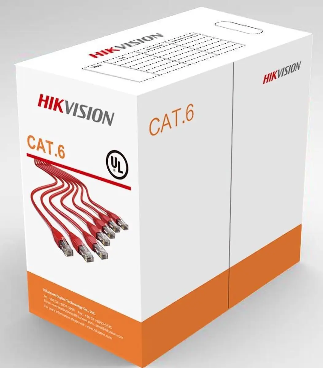 Hikvision Cat 6 UTP Kabel 305m - Oranje