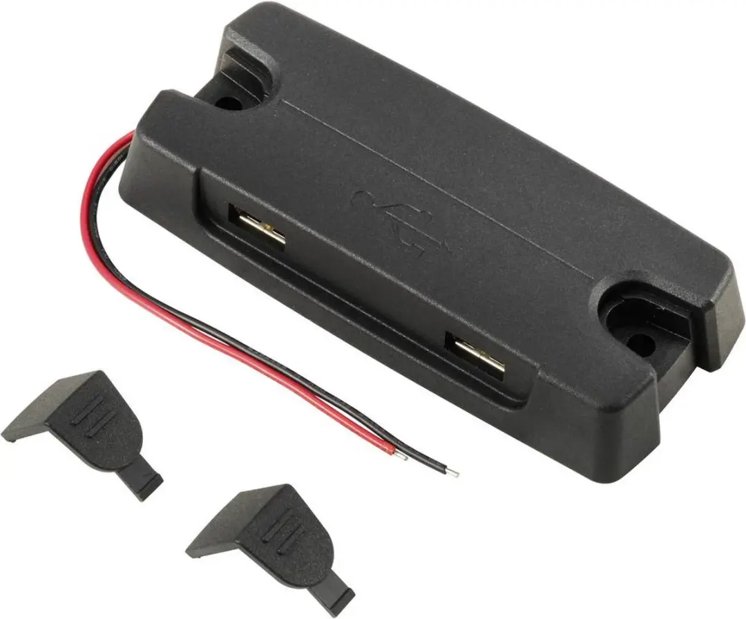 Tru Components TC-12114152 Dual USB-A Laadbus - Zwart