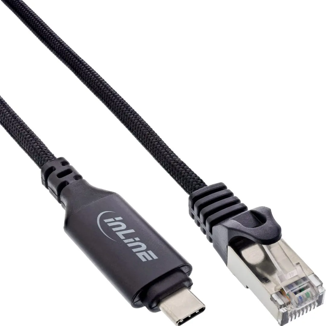 InLine USB-C naar RJ45 Gigabit Netwerkadapterkabel 2m