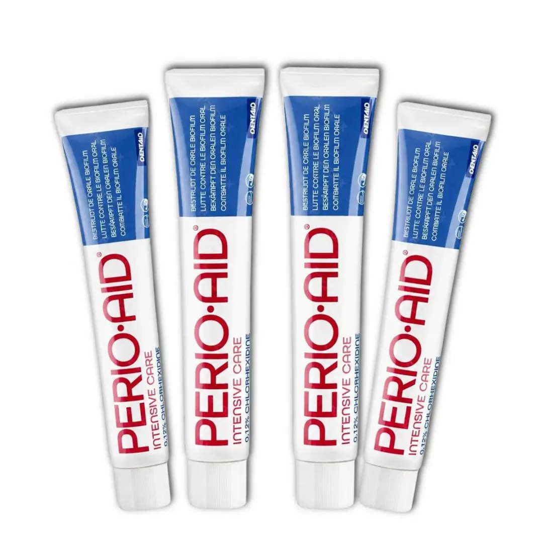4x Perio-Aid Intensive Care Gel Tandpasta