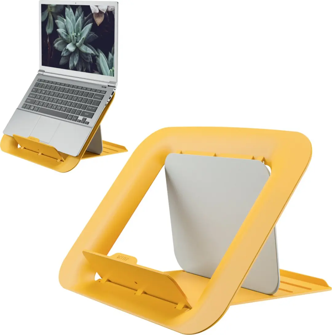 Leitz Ergo Cosy Laptopstandaard 64260019 - 13-17" - Warm Geel