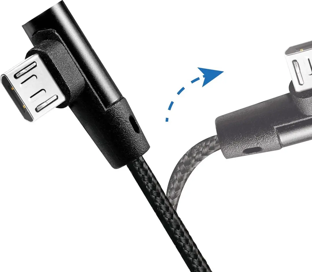 Logilink CU0141 USB-kabel USB 2.0 A naar Micro-B - 0,3m - Zwart