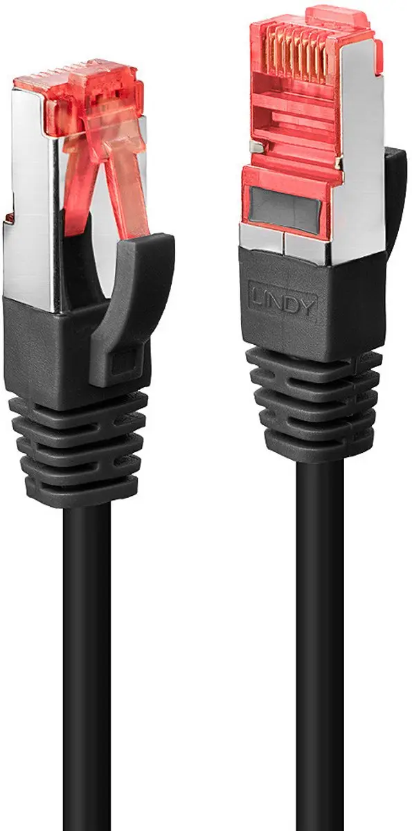 Lindy CAT 6 S/FTP Patchkabel 2m - Zwart