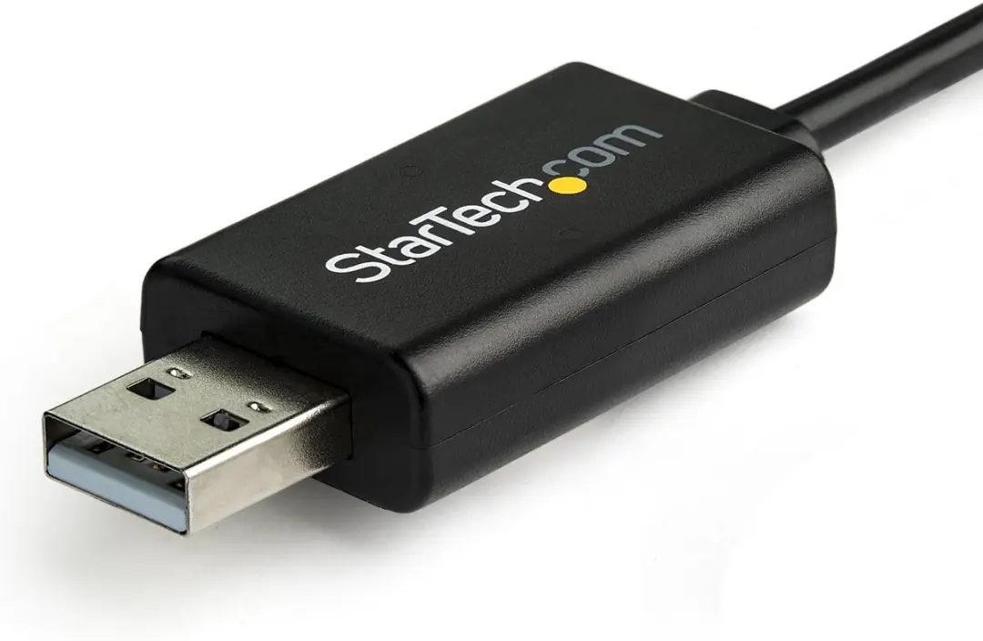 Startech ICUSBROLLOVR Ethernet naar USB-adapter 1,8m - Zwart